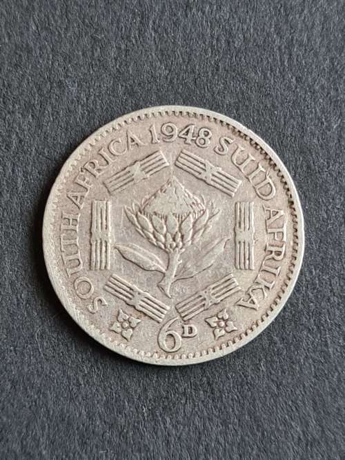 Union Sixpence 1948 - as per photograph