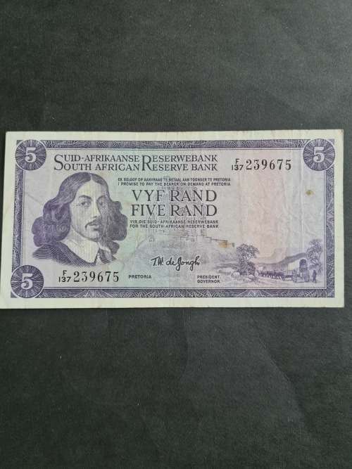 TW de Jongh Five Rand A/E - as per photograph