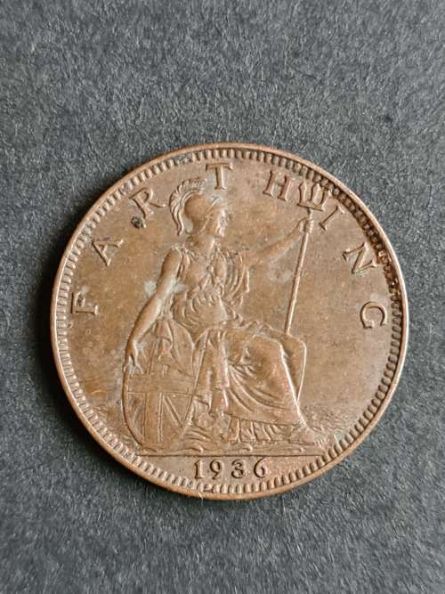 UK Farthing 1936 - as per photograph