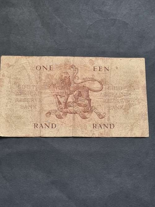 G Rissik One Rand 1962 - as per photograph