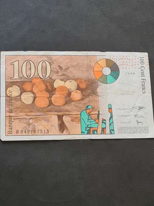France 100 Francs VF- as per photograph