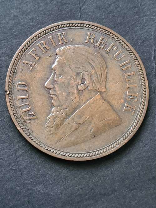 ZAR 1 Penny 1898 - as per photograph