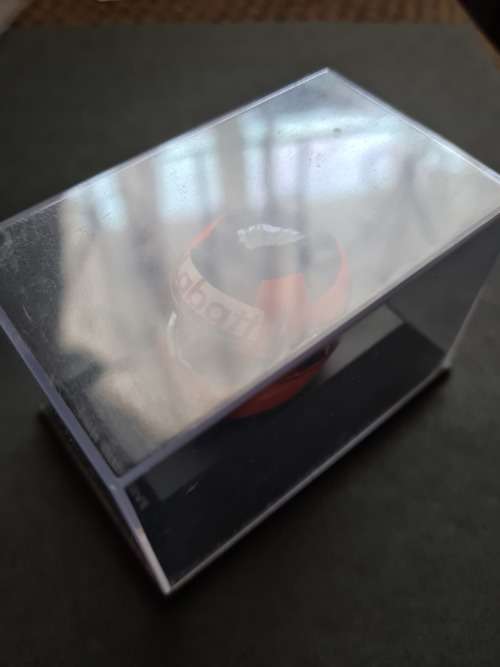 Minature Formula One Racing Helmet Gilles Villeneuve (Smeg)