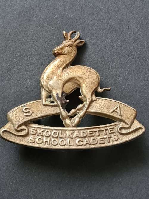 SA School Cadets Cap Badge - as per photograph