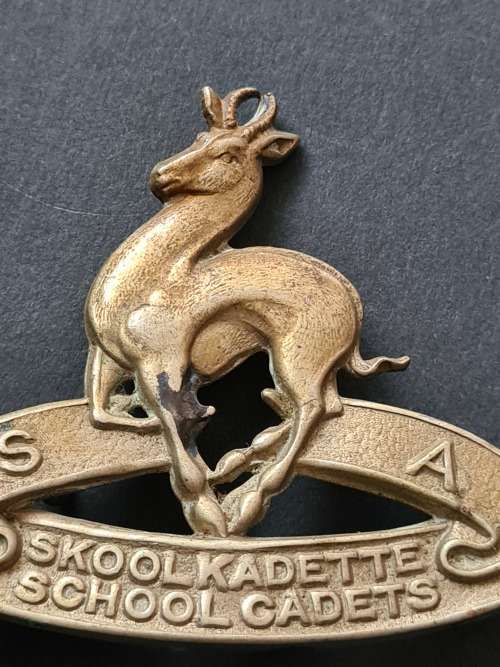SA School Cadets Cap Badge - as per photograph