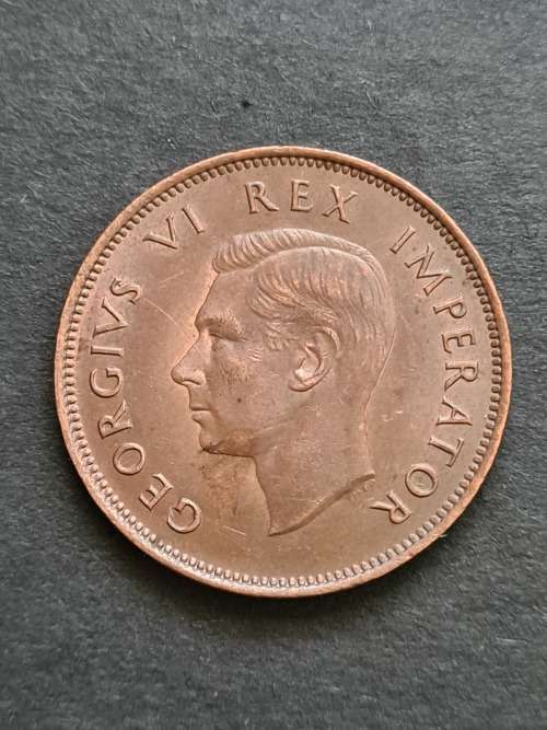 Union 1/2 Penny 1942  - as per photograph