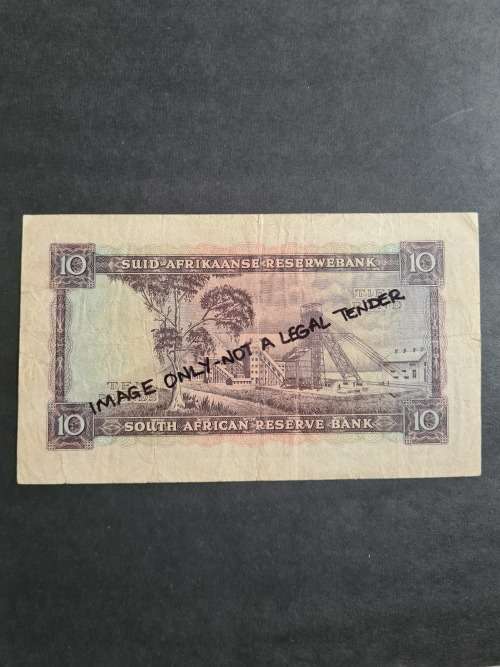 MH de Kock 10 Pounds 18/12/1952 A/E VF - as per photograph