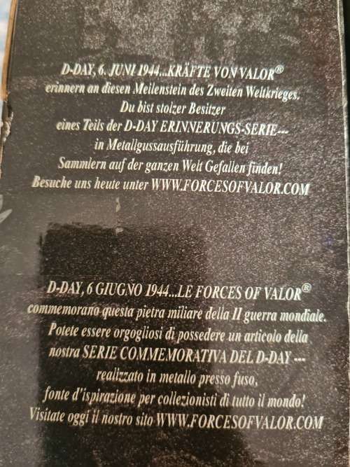 Forces of Valor German 88mm Flak Gun 1:32 Die Cast Metal D-Day Commemorative Series - as per photogr