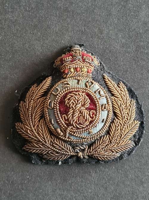 Customs Bullion Wire Cloth Badge - as per photograph
