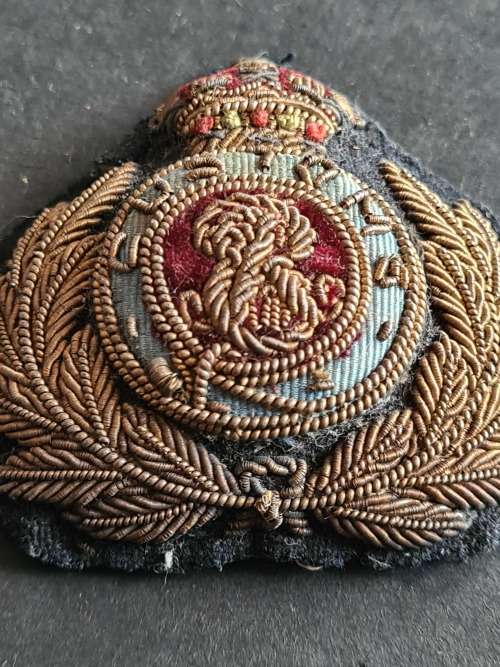 Customs Bullion Wire Cloth Badge - as per photograph