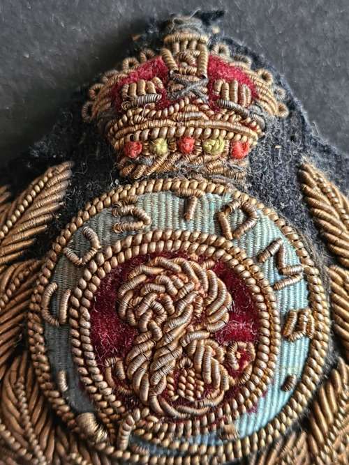Customs Bullion Wire Cloth Badge - as per photograph