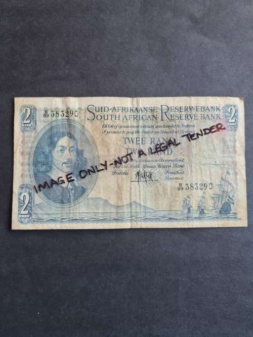 MH de Kock R2 1st issue 1961 (folds/tears/creases) - as per photograph