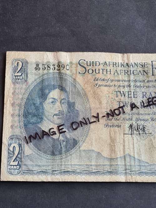 MH de Kock R2 1st issue 1961 (folds/tears/creases) - as per photograph