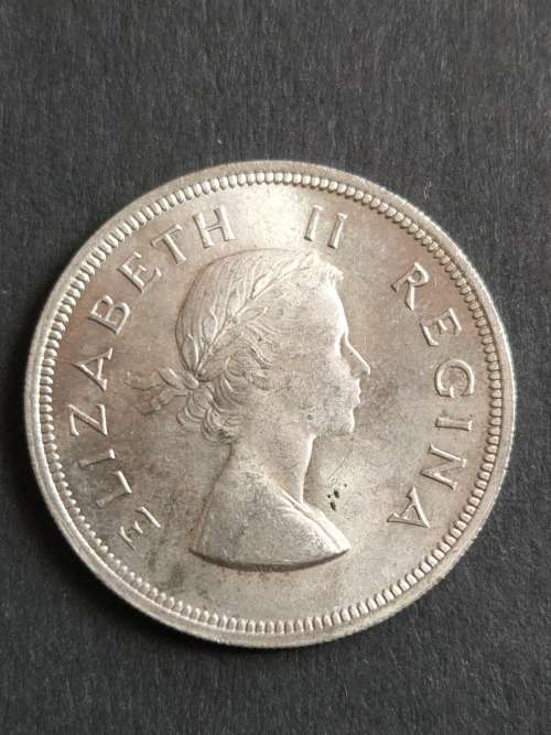 Union 2 1/2 Shillings 1958 Silver - as per photograph