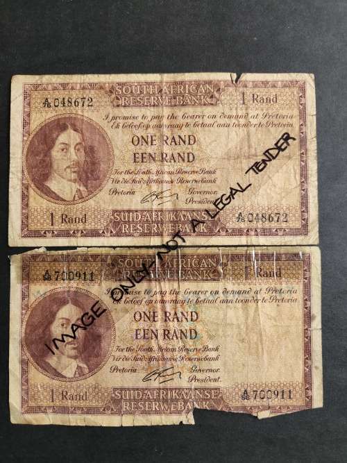 2 x G Rissik R1 1962 Filler notes - (tears/folds) - as per photograph