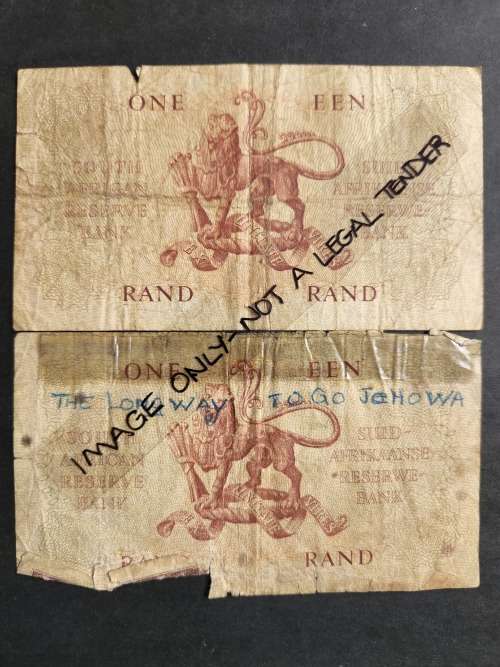 2 x G Rissik R1 1962 Filler notes - (tears/folds) - as per photograph