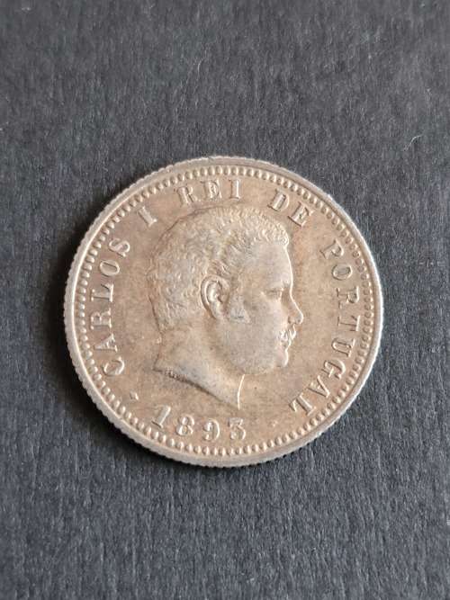 Portugal 100 Reis 1893 - as per photograph