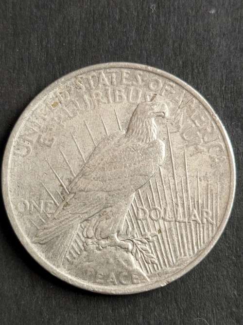 USA Peace Dollar 1922 Silver - as per photograph