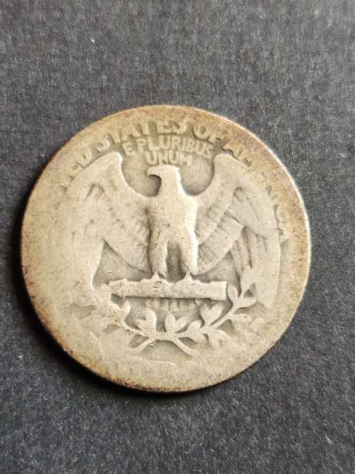 USA 1/4 Dollar 1937  .900 Silver - as per photograph