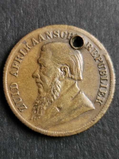 Paul Kruger Zar Imitation Sovereign Ponde 1896 - as per photograph