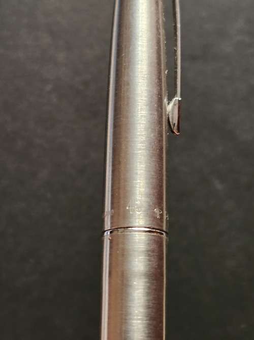 Vintage Parker 45 Fountain Pen (made in England) needs ink (engraving) - as per photograph
