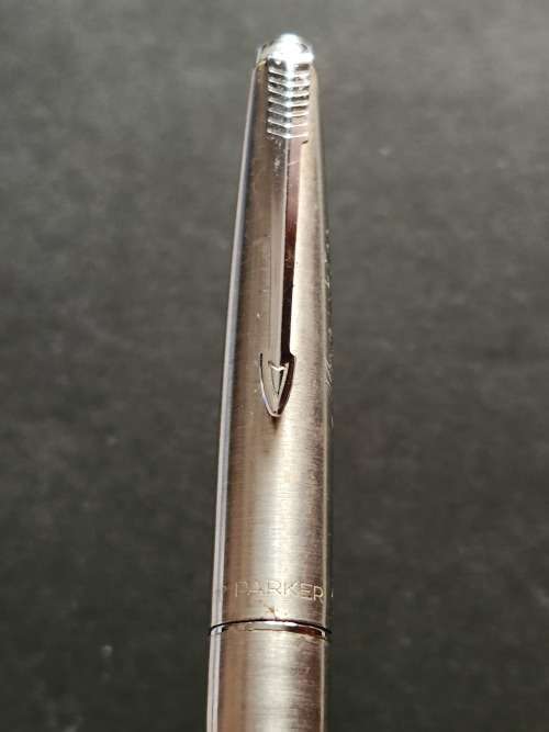 Vintage Parker 45 Fountain Pen (made in England) needs ink (engraving) - as per photograph