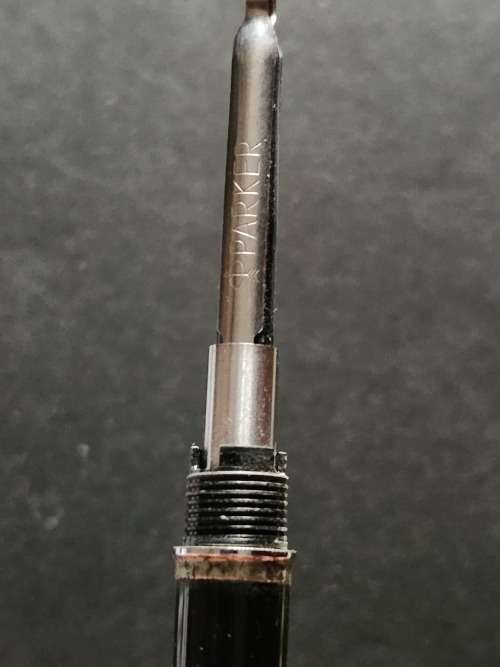 Vintage Parker 45 Fountain Pen (made in England) needs ink (engraving) - as per photograph