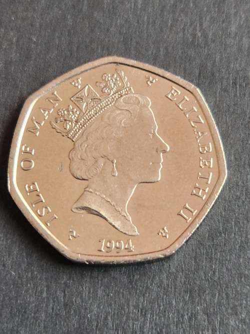 Isle of Man 50 Pence 1994 BU - as per photograph