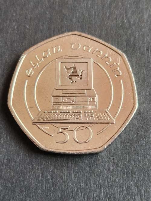 Isle of Man 50 Pence 1994 BU - as per photograph