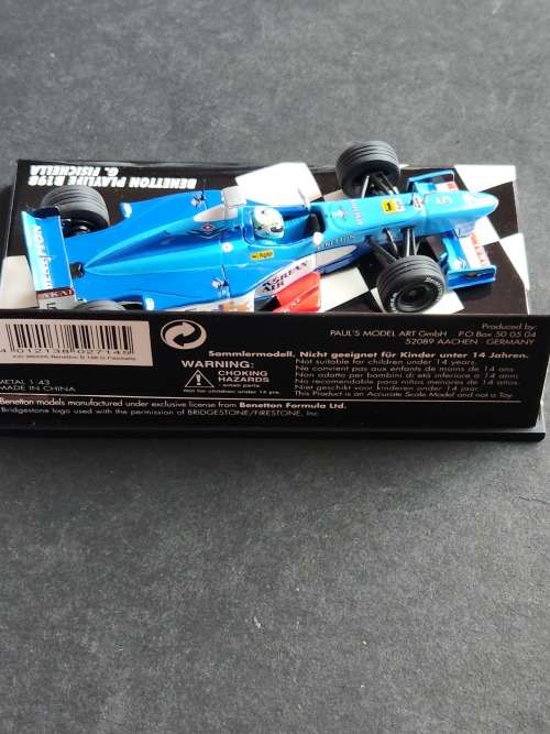 Mini Champs Benetton Playlife B198 G. Fisichella - as per photograph