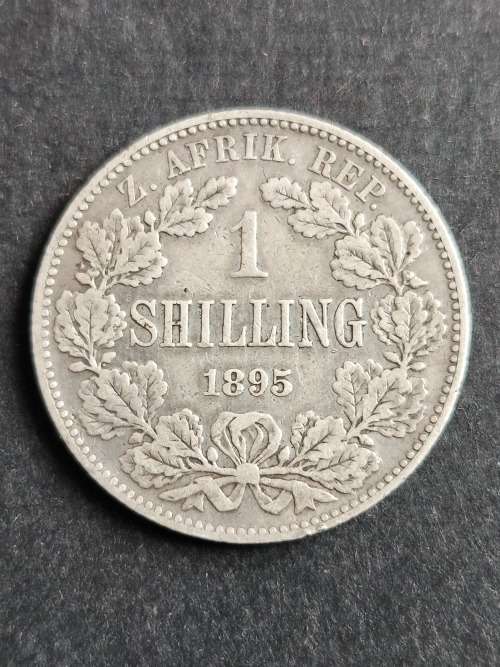 ZAR 1 Shilling 1895 VF - as per photograph