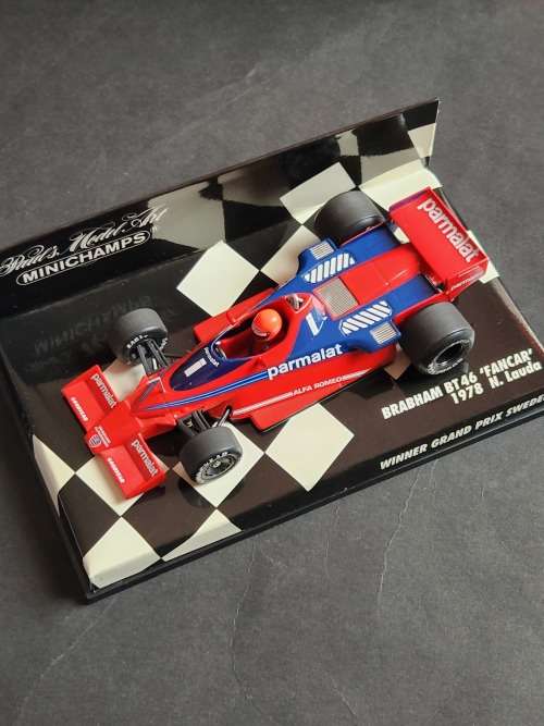 Mini Champs Brabham BT 46 `Fancar` 1978 N Lauda Winner Grand Prix Sweden