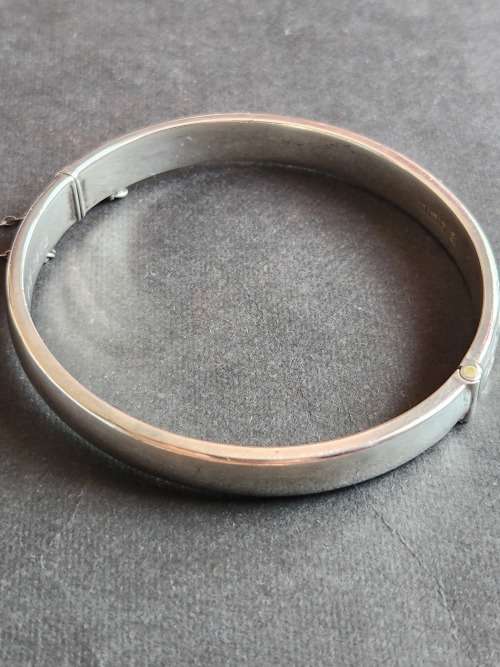Vintage Hallmark Silver Bangle 12g (engraved) - as per photograph