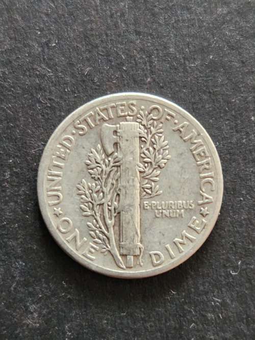 USA Mercury Dime 1945 Silver - as per photograph