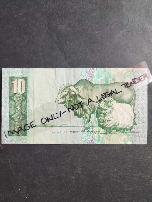 GPC de Kock Ten Rand Replacement Note XX - as per photograph