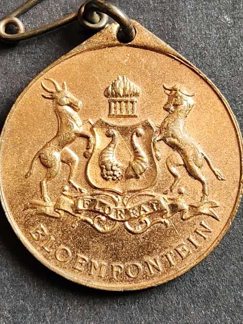 Bronze Medallion to commemorate the Centenary of Bloemfontein 1846-1946 - as per photograph