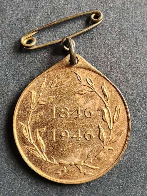 Bronze Medallion to commemorate the Centenary of Bloemfontein 1846-1946 - as per photograph