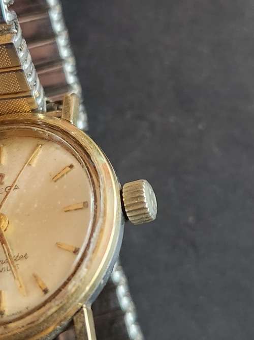 Vintage Ladies Omega Seamaster Deville Windup Watch (working - not serviced) - as per photograph