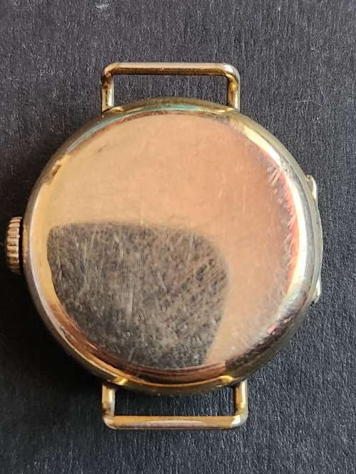 Cyma Wind up Wrist Watch Gold Plated - Face only (not working) - as per photograph