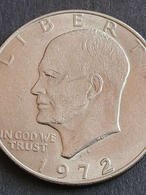 Eisenhower Dollar 1972D - as per photograph