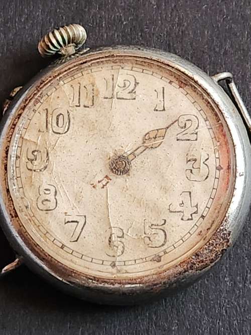 Vintage Mechanical Wrist Watch (face 34mm) not working - as per photograph