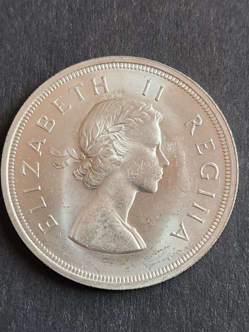 Union 5 Shillings 1956 EF+/UNC - as per photograph