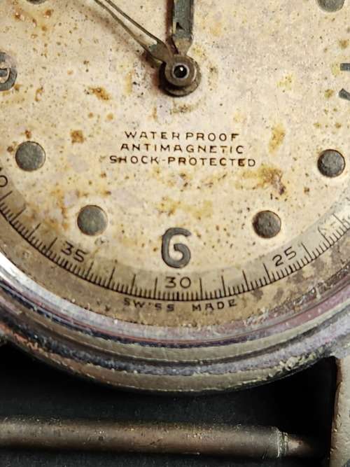 Mulco Waterproof Anti Magnetic Shock Protected Mechanical Wrist Watch- working missing glass