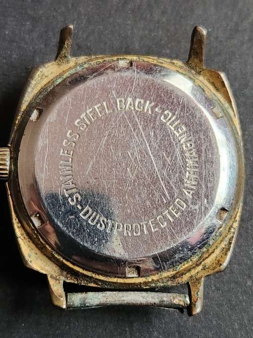 Vintage Van Dyk 17 Jewels Incablock Full Lever Men`s Wrist Watch- as per photograph