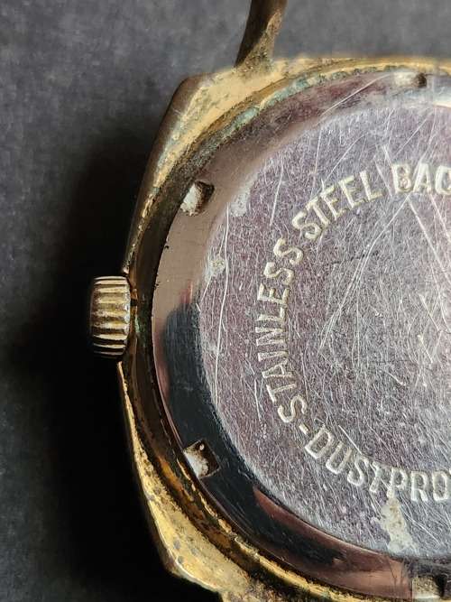 Vintage Van Dyk 17 Jewels Incablock Full Lever Men`s Wrist Watch- as per photograph