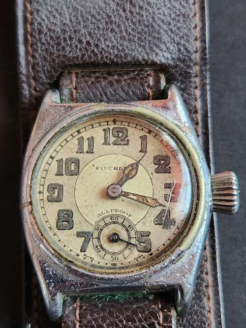 Fischers All Proof Mechanical Watch Swiss made (working on/off) - as per photograph