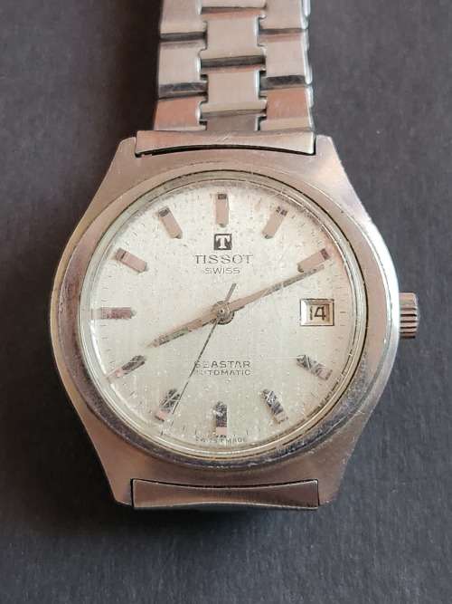 Vintage Tissot SeaStar Automatic Men`s Wrist Watch (not working) - as per photograph