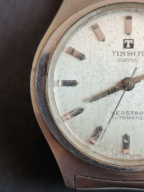 Vintage Tissot SeaStar Automatic Men`s Wrist Watch (not working) - as per photograph
