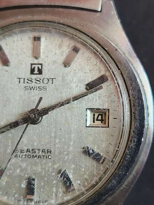 Vintage Tissot SeaStar Automatic Men`s Wrist Watch (not working) - as per photograph