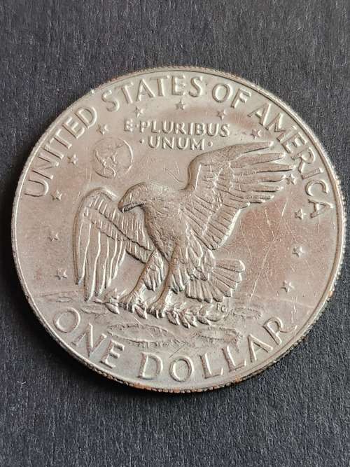 USA Eisenhower Dollar 1974D - as per photograph